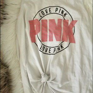 Pink tank top!